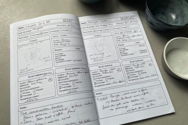 Pourquoi tenir un carnet de poterie (et comment s'y tenir)