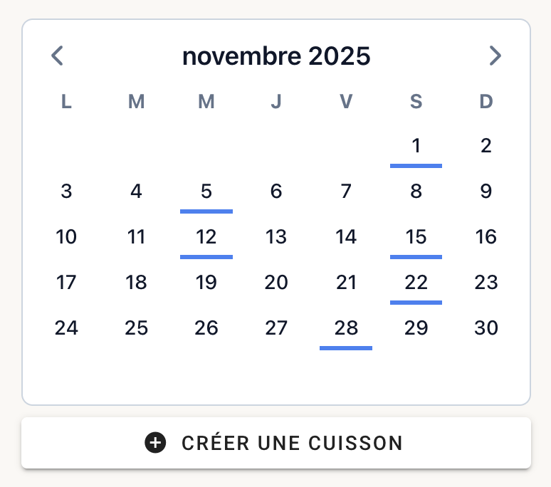 Intuitive Firing Calendar